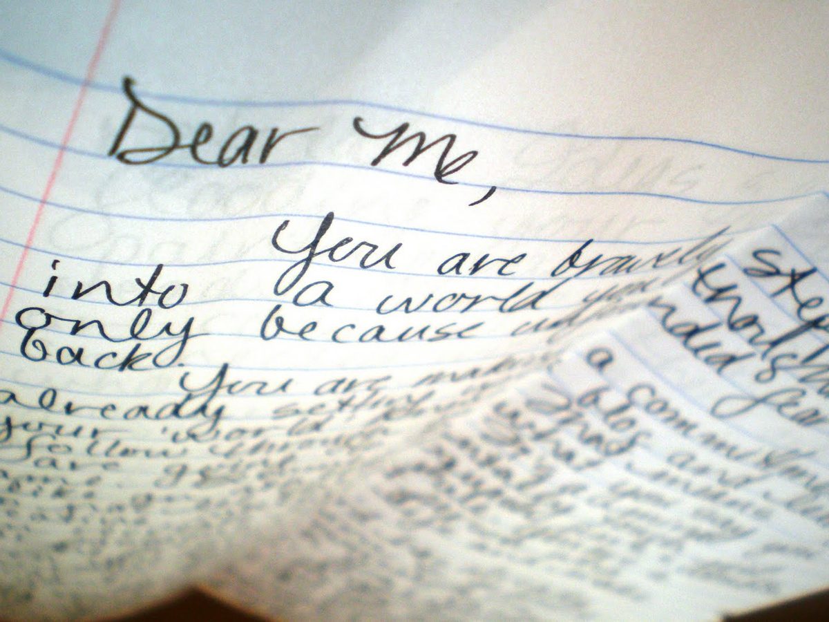 A letter to my college freshman self