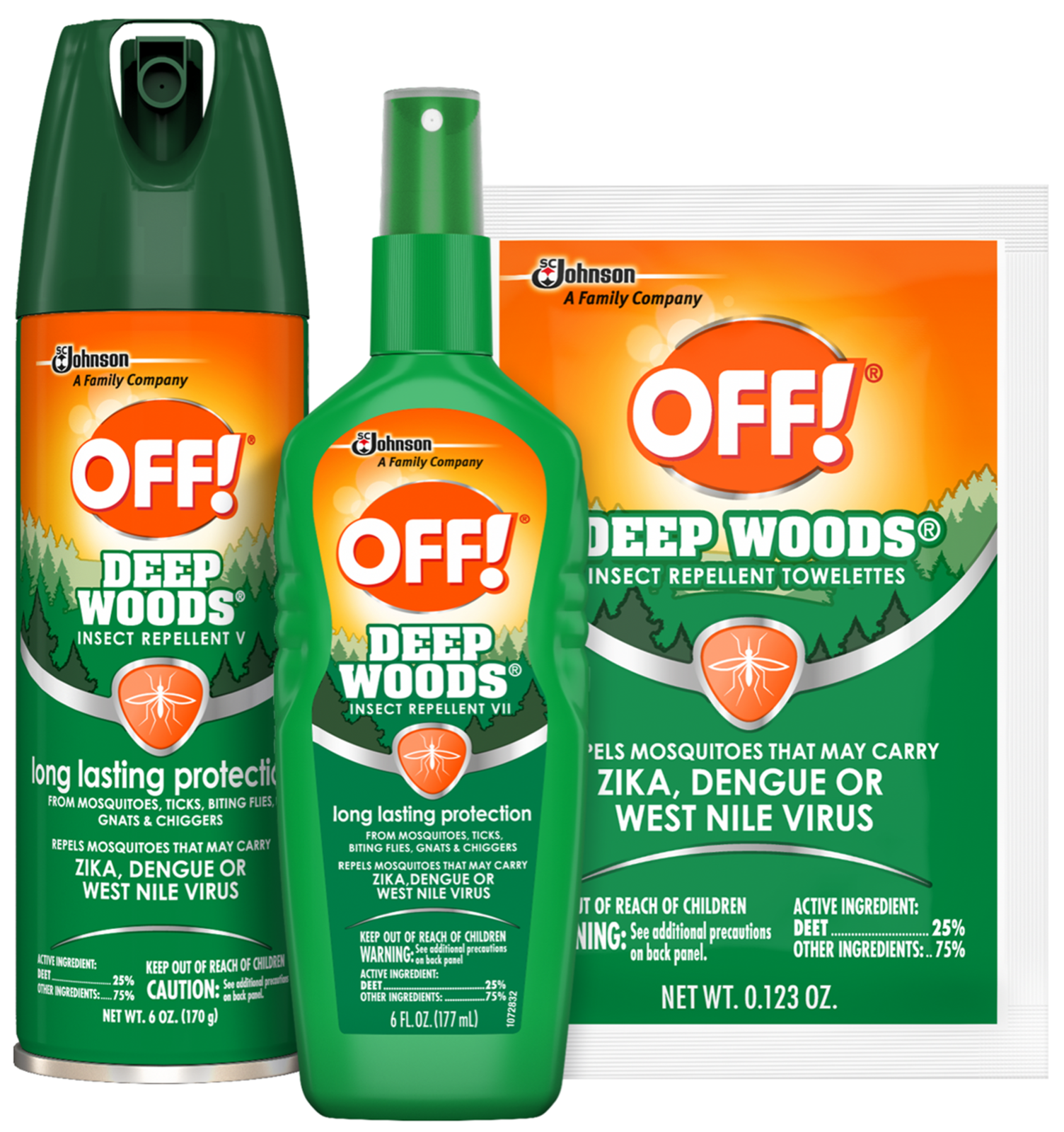 off deet mosquito and tick repellent